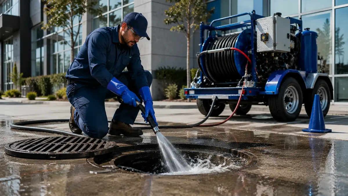 Commercial Hydro Jet Drain Cleaning in Diamond Bar