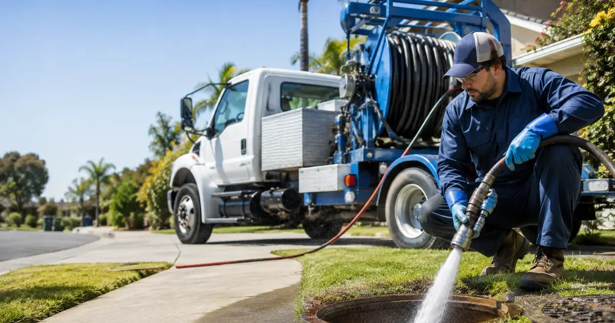 Hydro jet sewer cleaning Diamond Bar