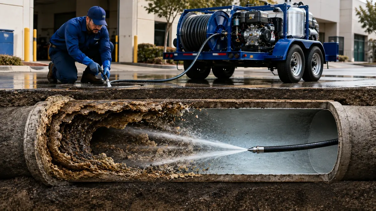 Sewer Pipe Descaling in Diamond Bar